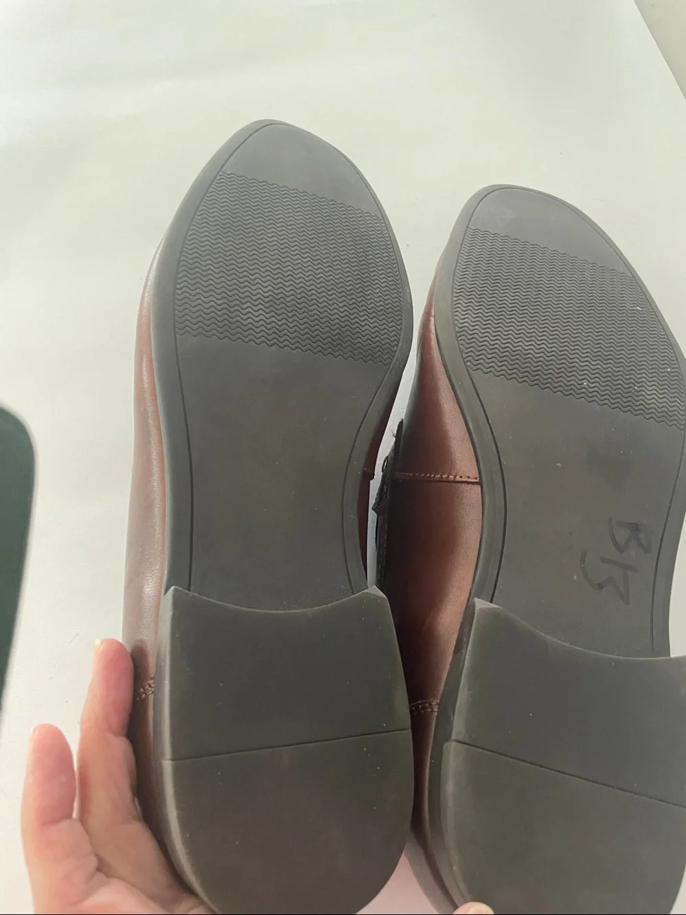 Nordstrom Classic Brown Fraser Leather Men’s Slip-On Loafers Size 12 M